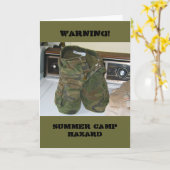 Gefahr für das Sommercamp Karte (Gelbe Blume)