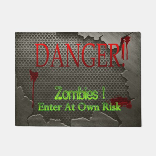 Gefahr! Fußmatte (Vorderseite)