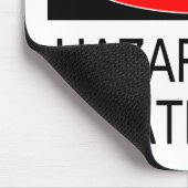Gefahr - Gefährliches Material - T - Shirt der Son Mousepad (Ecke)