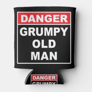 Gefahr: Grumpy Old Man - Funny Gag Joke Geschenk Dosenkühler