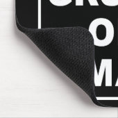 Gefahr: Grumpy Old Man - Funny Gag Joke Geschenk Mousepad (Ecke)