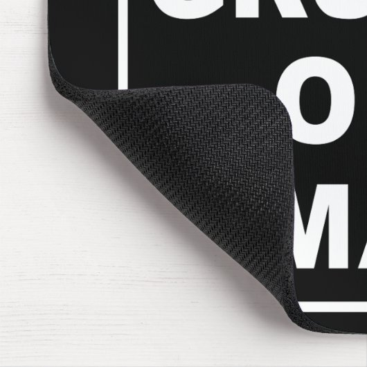 Gefahr: Grumpy Old Man - Funny Gag Joke Geschenk Mousepad (Ecke)