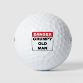 Gefahr: Grumpy Old Man Golfball (Vorderseite)