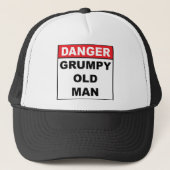 Gefahr: Grumpy Old Man Truckerkappe (Vorderseite)