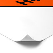 Gefahr: Helvetica-Plakat Poster (Ecke)