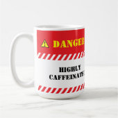Gefahr hoch koffeiniert kaffeetasse (Links)