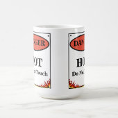 Gefahr Hot Sign Kaffeetasse (Mittel)