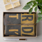 GEFAHR, ICH BIN HEISS - Vorsicht, Metallwarnung - Seidenpapier (Geschenk)