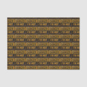 GEFAHR, ICH BIN HET - Vorsicht, Metallwarnung Seidenpapier (Vorderseite)