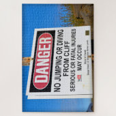 GEFAHR - KEIN CLIFF DIVING - HAWAII 20x30 - 1014 p Puzzle (Vertikal)