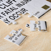 Gefahr - Kein Klippenspringen - Hawaii - 8x10 - 11 Puzzle (Seite)