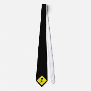 Gefahr - Knochen-Symbol Krawatte