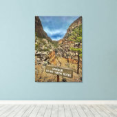 Gefahr Leinwanddruck (Insitu (Holzboden))