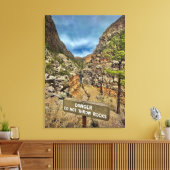 Gefahr Leinwanddruck (Insitu (Wohnzimmer))