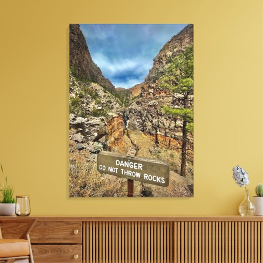 Gefahr Leinwanddruck (Insitu (Wohnzimmer))