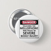 Gefahr Mellophone Button (Vorne & Hinten)