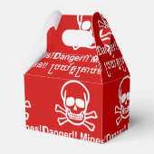 Gefahr! Minen! ☠ Cambodian Khmer Sign ☠ Geschenkschachtel (Rückseite)
