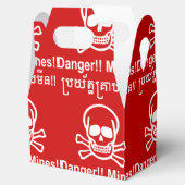 Gefahr! Minen! ☠ Cambodian Khmer Sign ☠ Geschenkschachtel (Geöffnet)