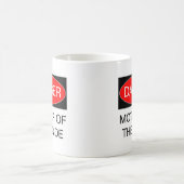 Gefahr - Mutter des Braut-lustigen Hochzeits-T - Kaffeetasse (Mittel)