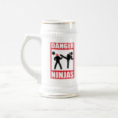Gefahr Ninjas Bierglas (Links)