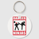 Gefahr Ninjas Schlüsselanhänger (Vorderseite)