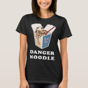 Gefahr Noodle Snake Kinder Schlangen Meme Ball Pyt T-Shirt