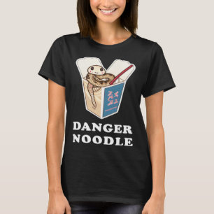 Gefahr Nudel Schlange Kinder Schlangen Meme König T-Shirt