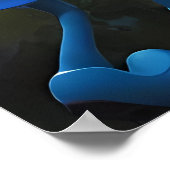 Gefahr oben poster (Ecke)