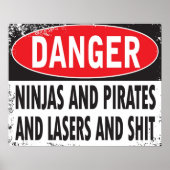 GEFAHR! Poster (Vorne)