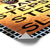 Gefahr Poster (Ecke)