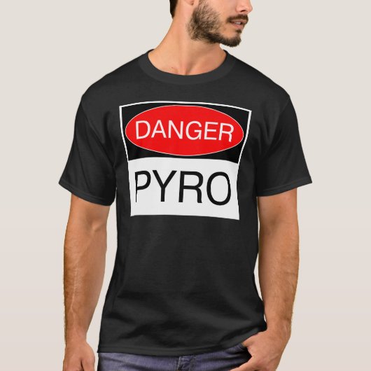 Gefahr - Pyro Funny Pyrotechniker T - Shirt Tasse (Vorderseite)