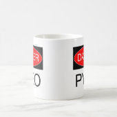 Gefahr - Pyro Funny Pyrotechniker T - Shirt Tasse  (Mittel)