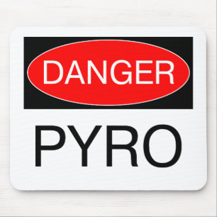 Gefahr - Pyro Lustiger Pyrotechniker T-Shirt Tasse Mousepad