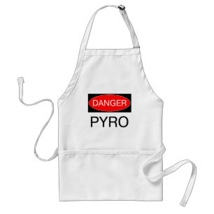 Gefahr - Pyro Lustiger Pyrotechniker T-Shirt Tasse Schürze