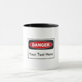 Gefahr! Tasse - personalisiert! (Zentrum)