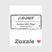 Gefahr: Wilder Magic May Vary Sticker (Blatt)