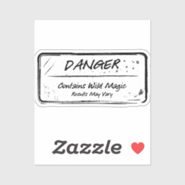 Gefahr: Wilder Magic May Vary Sticker