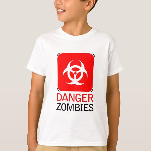 Gefahr Zombies T-Shirt (Vorderseite)