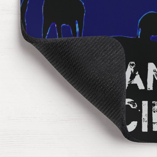 GEFÄHRDETE ART MOUSEPAD (Ecke)