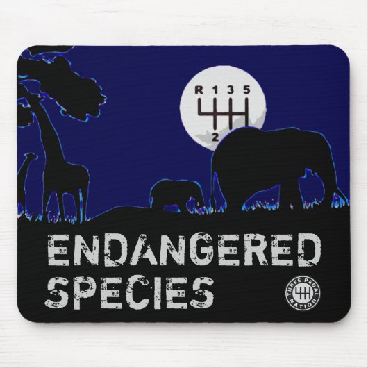GEFÄHRDETE ART MOUSEPAD (Vorne)