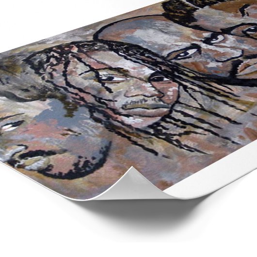 Gefährdete Arten Poster (Ecke)