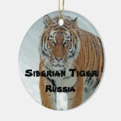 gefährdete Arten, Sibirische Tigerornamente Keramik Ornament (Links)