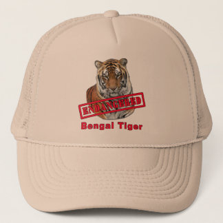 Gefährdete bengalische Tiger-Produkte Truckerkappe