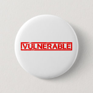 Gefährdete Briefmarke Button