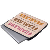 GEFÄHRDETE Christliche Bibelverse Laptopschutzhülle (Vorne Knopf)