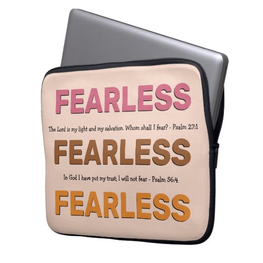 GEFÄHRDETE Christliche Bibelverse Laptopschutzhülle (Vorderseite Links)