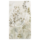 Gefährdete handbemalte große indische Barde Kleine Geschenktüte (Rückseite)