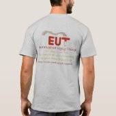 Gefährdete hässliche Sachen T-Shirt (Rückseite)