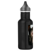 gefährdete Regenwaldreifen Edelstahlflasche (Links)