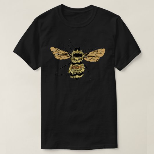 gefährdete Rusty Patched Bumble Bee T-Shirt (Design vorne)